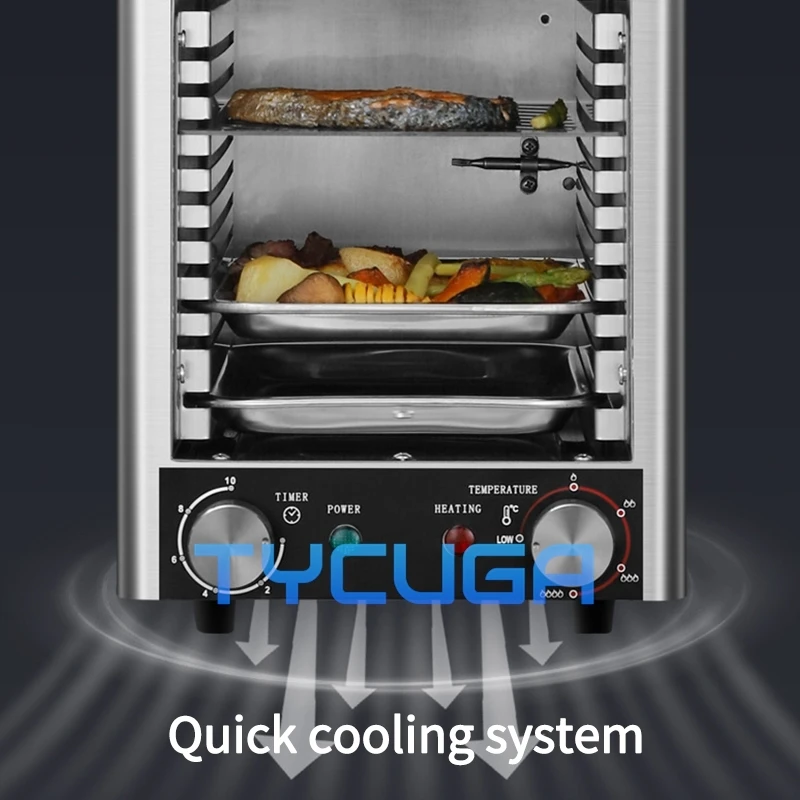 Grelhador elétrico sem fumaça para bife de cozinha, churrasco/carne/vegetais, alta temperatura, 220v, comercial, máquina de cozinhar totalmente automática