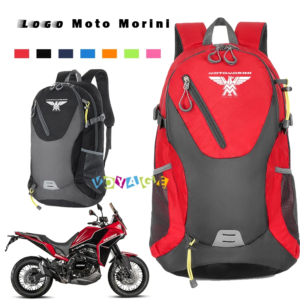 

Logo For Moto Morini X-Cape 650 Outdoor Sports Mountaineering Bag Accessories Men's and Women's Large Capacity Travel Backpack