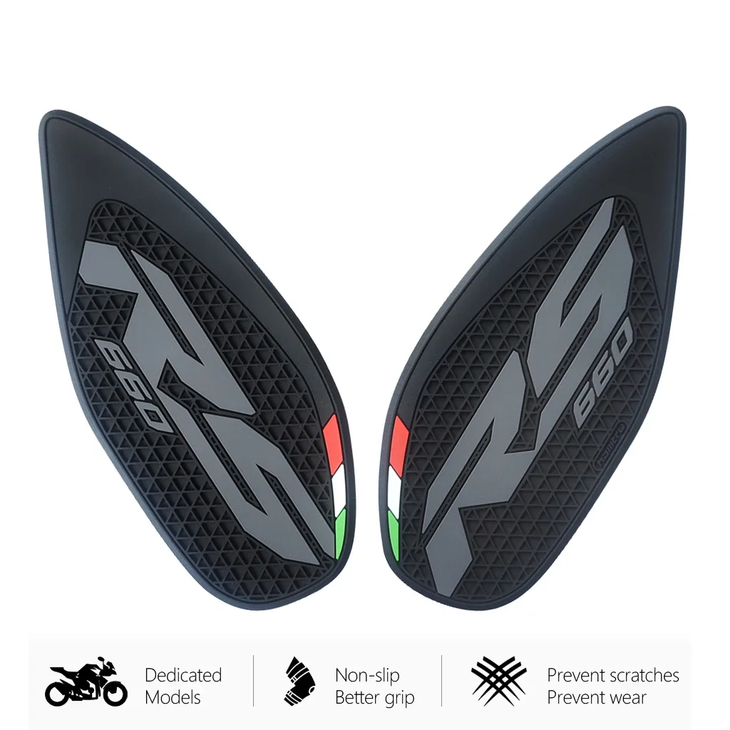 

For Aprilia TUONO RS660 2020-2025 Motorcycle Parts Stickers Waterproof and Anti slip Decorative Side Fuel Tank Mat