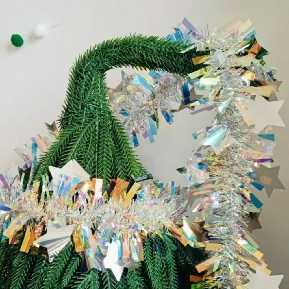 

2M/9CM Christmas Decorations Strip Colorful Strips Wreath Tinsel Tassel Garland Ornaments Tinsel Ribbon DIY