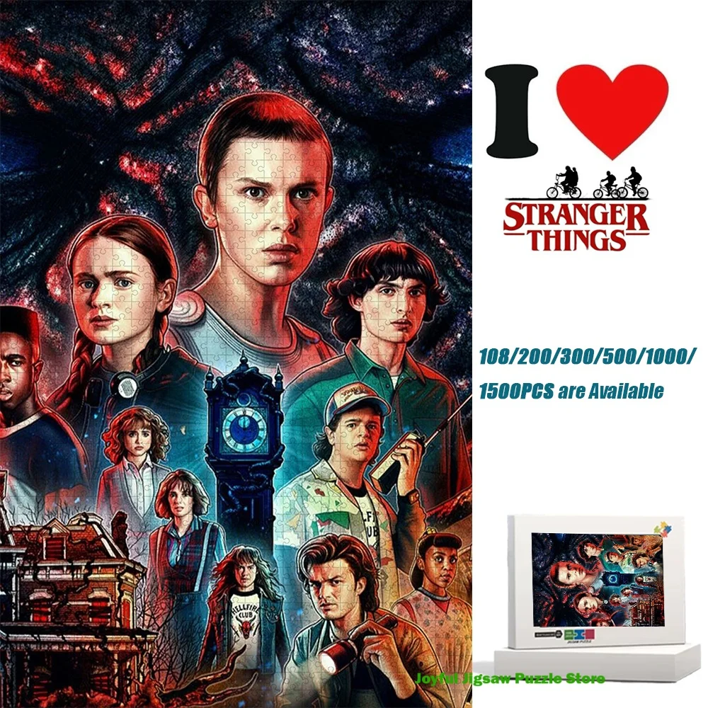 

Пазл «Очень странные дела»: развивающая игрушка-антистресс, подарок на День рождения, Рождество, День благодарения, Новый год, украшение для дома