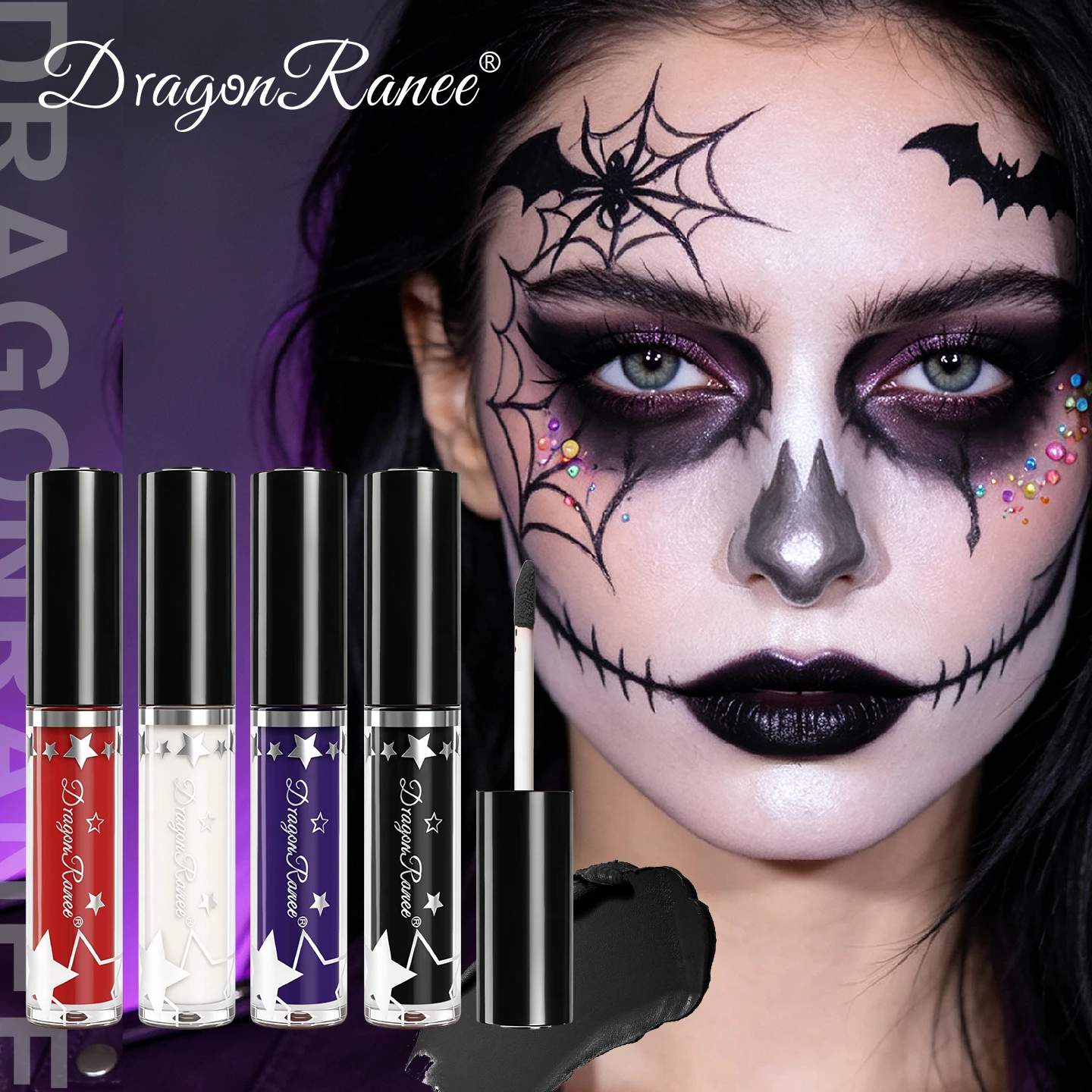 Dragon Ranee matte lip gloss comes in 4 colors, featuring easy coloring without smudging and long-lasting color development. Tex