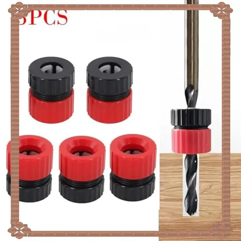 24-uurs levering kunststof boorgeleiderstopper 8-13 mm verstelbare boordiepte stopkraagset (5 stuks) voor houtbewerking doe-het-zelf-project