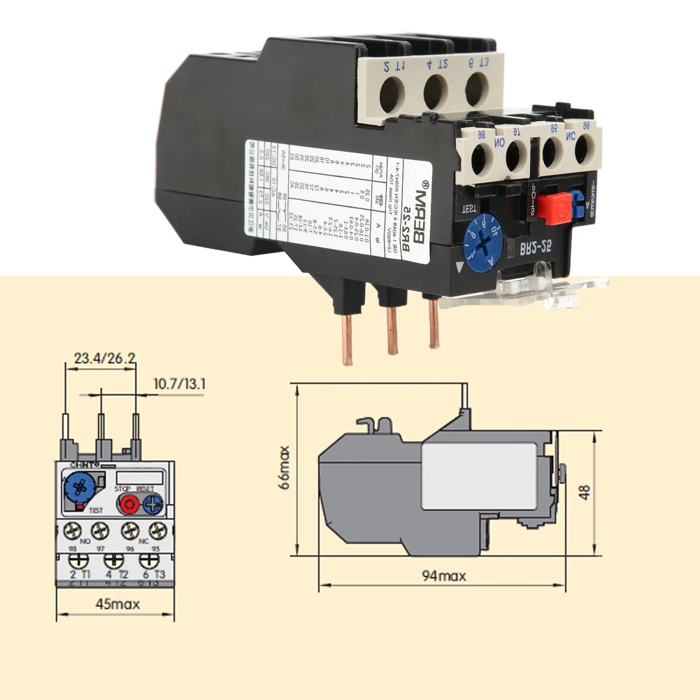 Thermal Overload Relay Relay CPN BR2-25 Electric Thermal Overload Relay 7A-10A