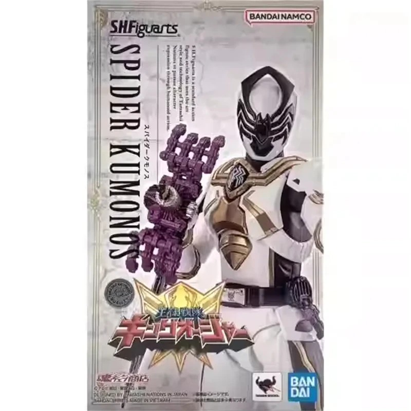 

Оригинальные фигурки Bandai Ohsama Sentai King-Ohger shf SPIDER KUMONOS, аниме-фигурки, игрушки, подарок для детей, любителей коллекционирования.