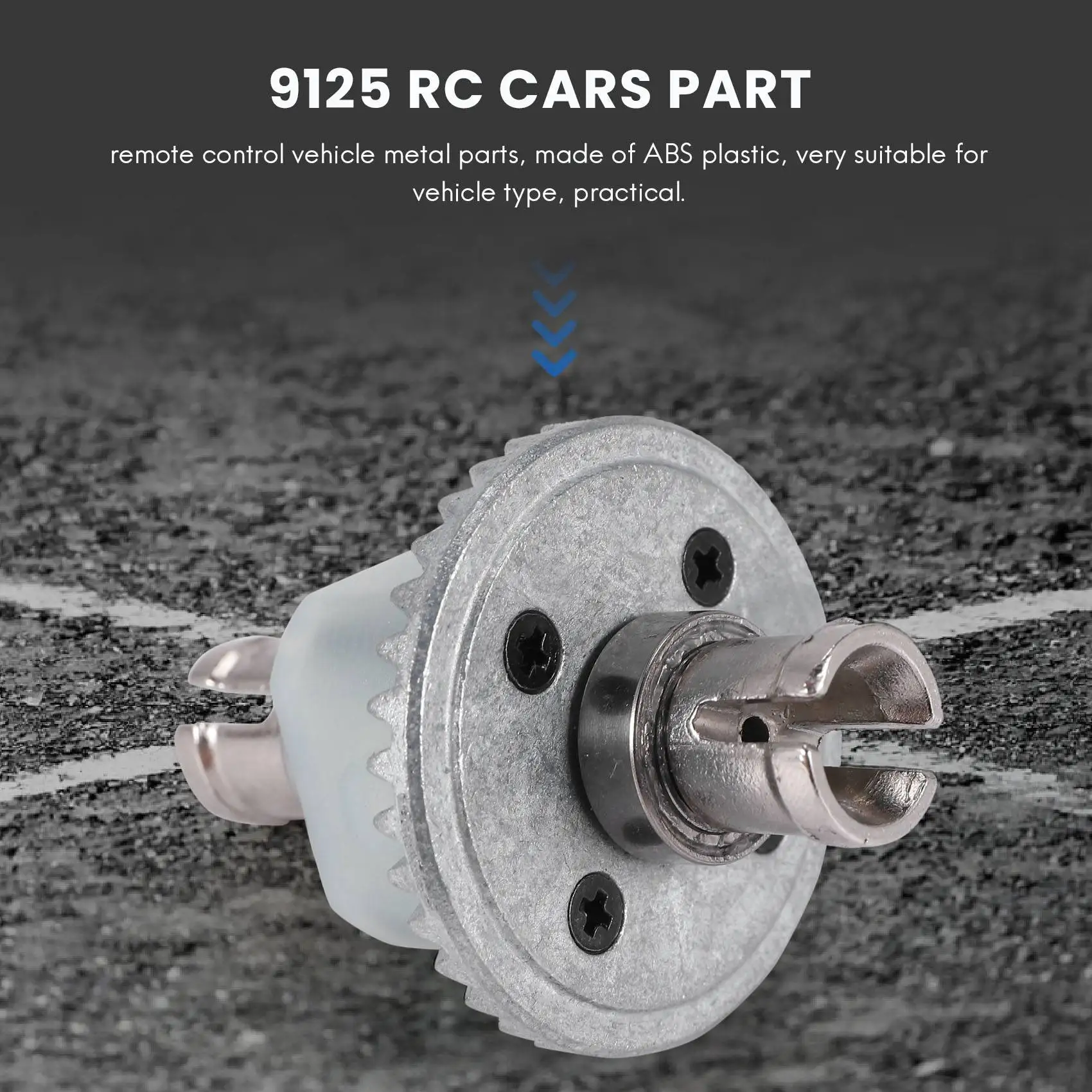 Peças sobresselentes do carro dos caminhões RC para a alta velocidade de Hosim, conjunto diferencial, 25ZJ06, 1:10 9125