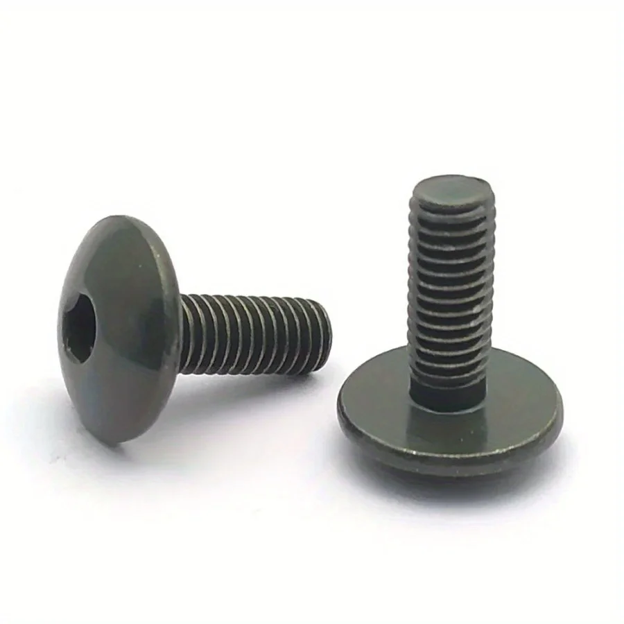 Garde-boue de capot de voiture, 15 pièces, plaque d'immatriculation de pare-chocs, attaches en forme de U avec trou de vis M6 en acier au carbone