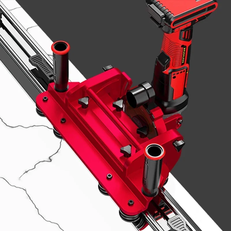 آلة قطع المسار تدعم بلاط بلاط الرخام آلة قطع المسار ذات التنسيق الكبير آلة القطع والشطب المستقيمة اليدوية P