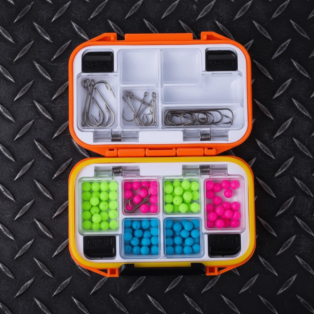 

Plastic Fishing Lure Box Multi Compartment Detachable Bait Lure Storage Box with Dividers Waterproof Fishing Storage Box