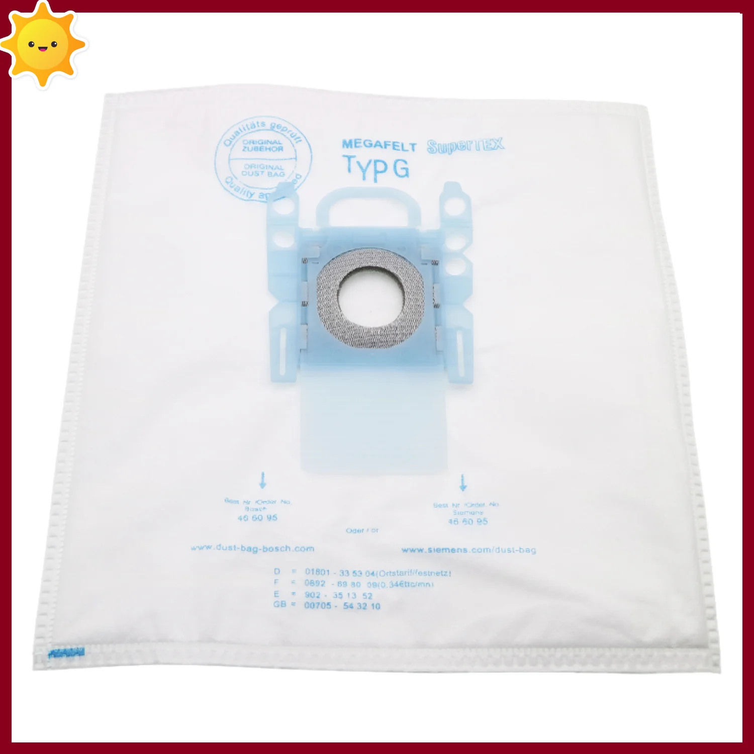 Dust Bag for Bosch Type G Bags for Bosch Vacuum Cleaner Typ G Bags GL-30 GL-20 GL-40 GL-45 BGL8508 Bags Sphera Spare Parts