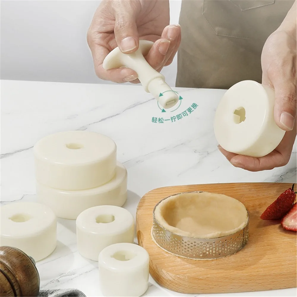 Perforated Mousse Ring Mold Press 6