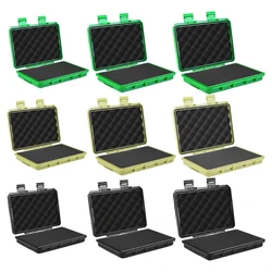 Caja Herramientas plástico impermeable para almacenamiento garaje, estuche rígido portátil para electricista, envío
