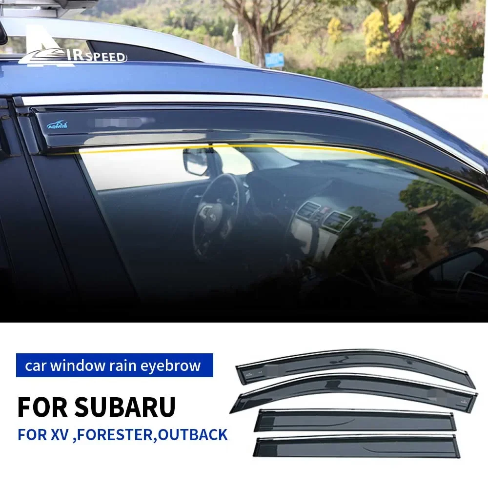 

For Subaru Forester XV Outback Car Window Rain Shield Visor Sun Wind Deflector Waterproof Auto Accessories Strip Car Accessories