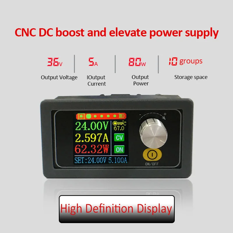 XYS3580/XYS3580W DC DC Buck Boost Converter Adjustable Voltage Regulator Adjustable Regulated Laboratory Power Supply Variable