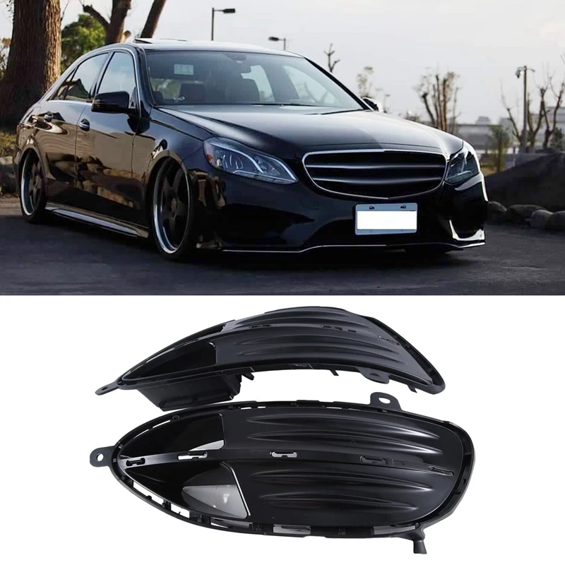 2128852222 2128852122 Fog Lamp Frame Front Bumper Grille Automobile Parts For Mercedes-Benz E-Class W212 E250 E280 2009-2014