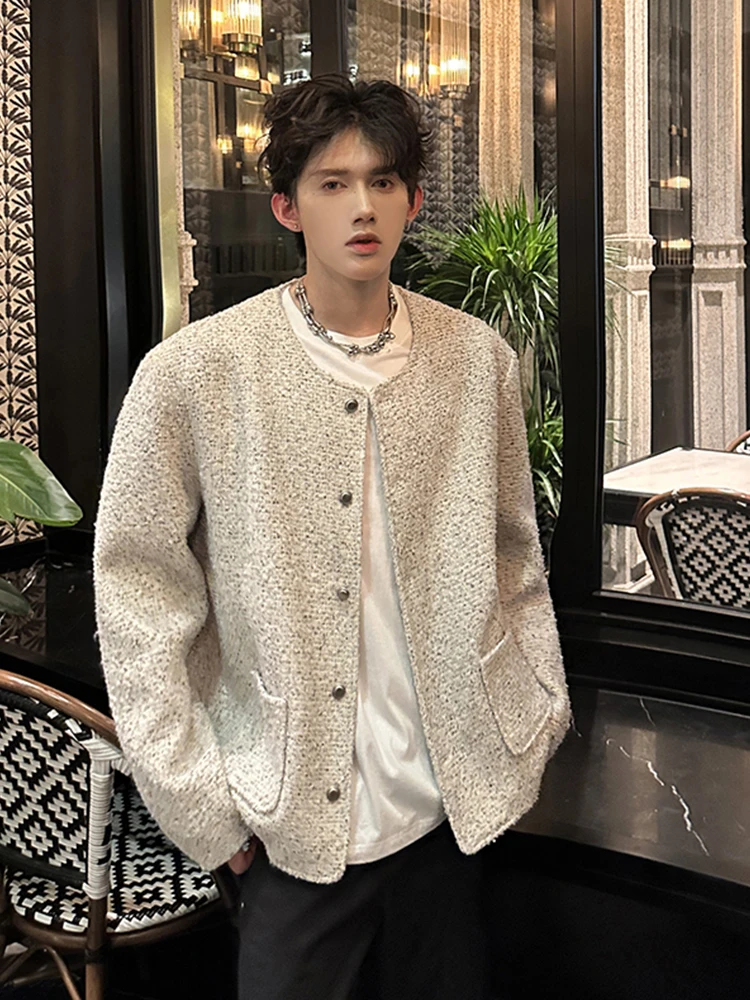 

Мужское осеннее пальто с подкладкой на плечо, крутой роскошный костюм NEET, свободный крой, антибактериальный костюм