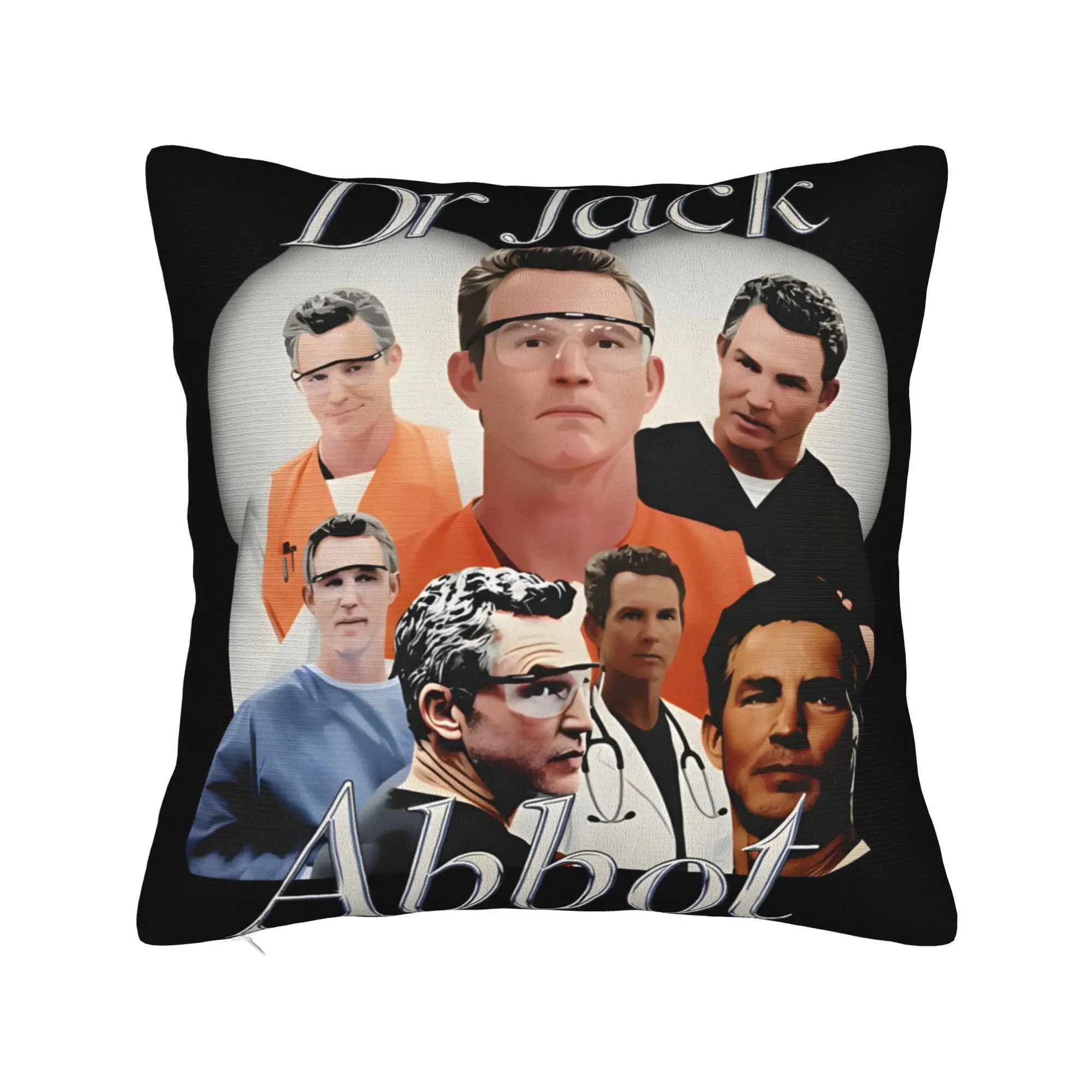 Dr. Jack Abbot Young And The Restless Soap Opera Fan Pillow Case  Soft Pillow Cover For Living Room Sofa Vintage Cushion Cover