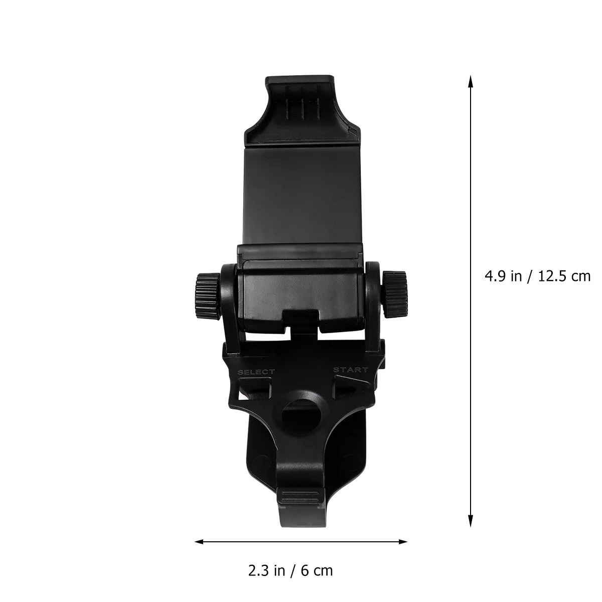 

Adjustable Gamepad Holder Clip for Smartphone Bracket with Sturdy ABS Material for Mobile Gaming Controller Black