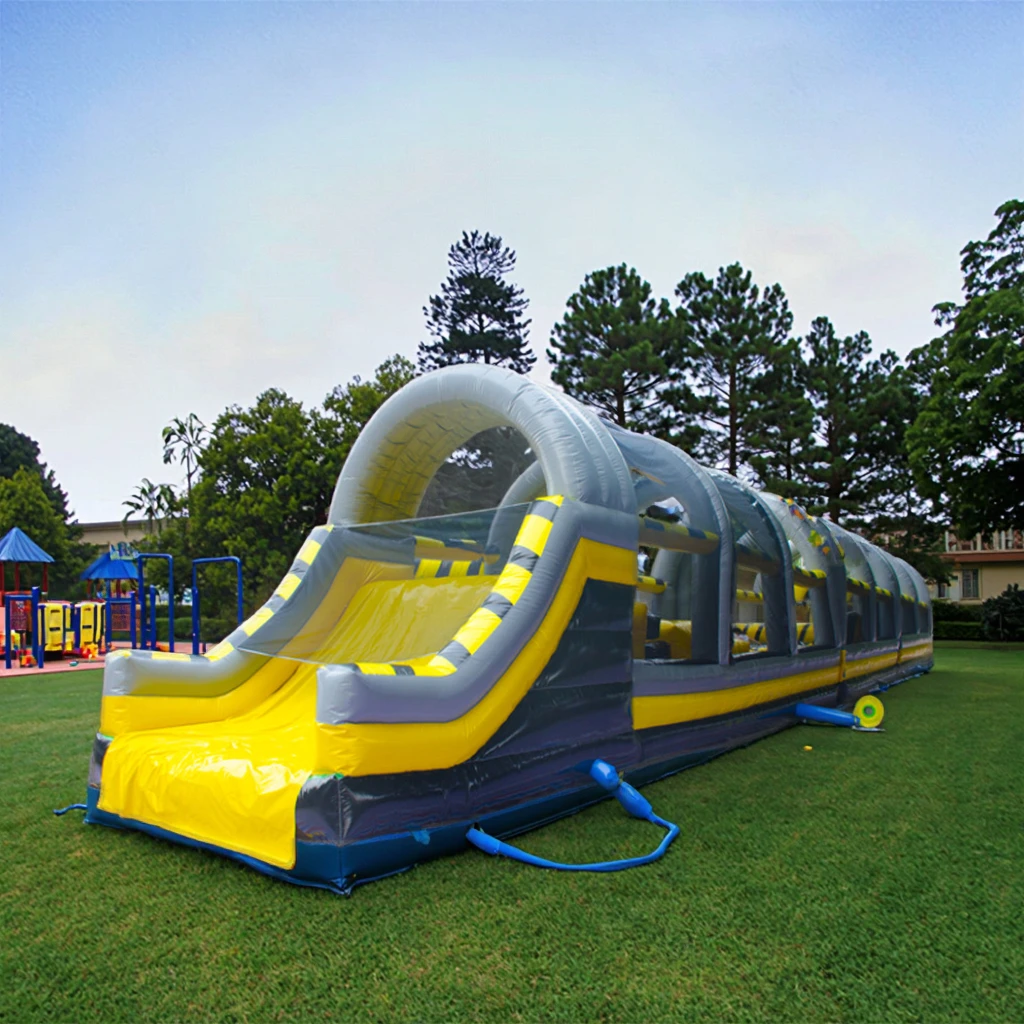 4*24m Inflatable Jumping Bouncy Castle for Children & Kids Outdoor Commercial Use PVC Material Easy Setup Bouncy Castle