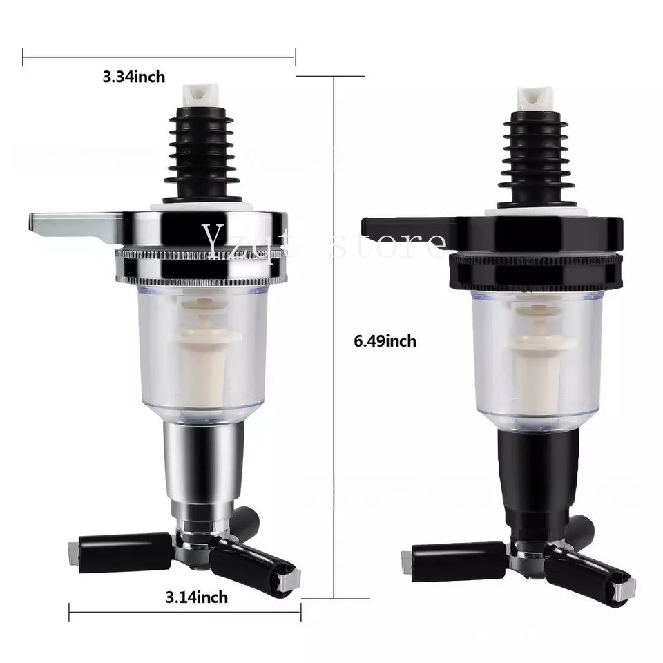 25Ml 30ml 45ml Single Pump Head Aluminum Alloy Wine Rack Wine Dispenser Wall-mounted Wine Bottle Dispenser