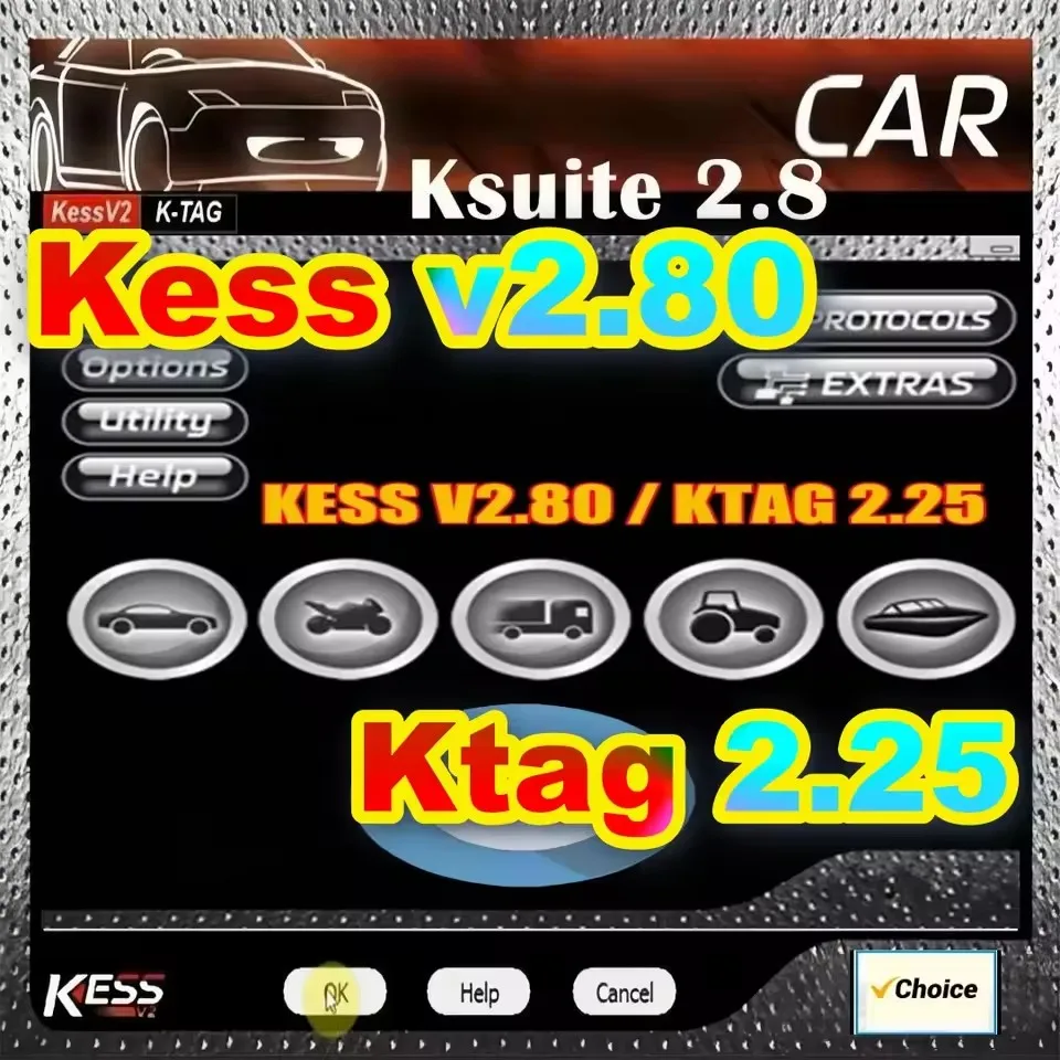 

CarTool KESS V2.80 car Repair Software For Kess V5.017 Ksuite 2.53 2.47 Ktag V2.25 Online Version Master ECU Chip Tuning Tool