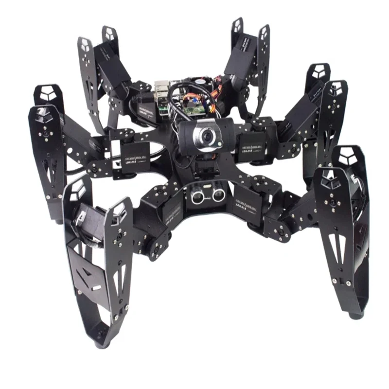 روبوت عنكبوت بستة أرجل يستخدم تعليم Raspberry PI على الروبوتات wifi/RaspberryPi الذكاء الاصطناعي #3