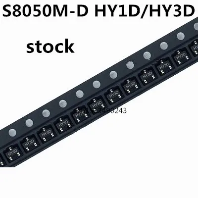 Originální nový 10PCS/ S8050M-D HY1D/HY3D SOT23 SOT-23