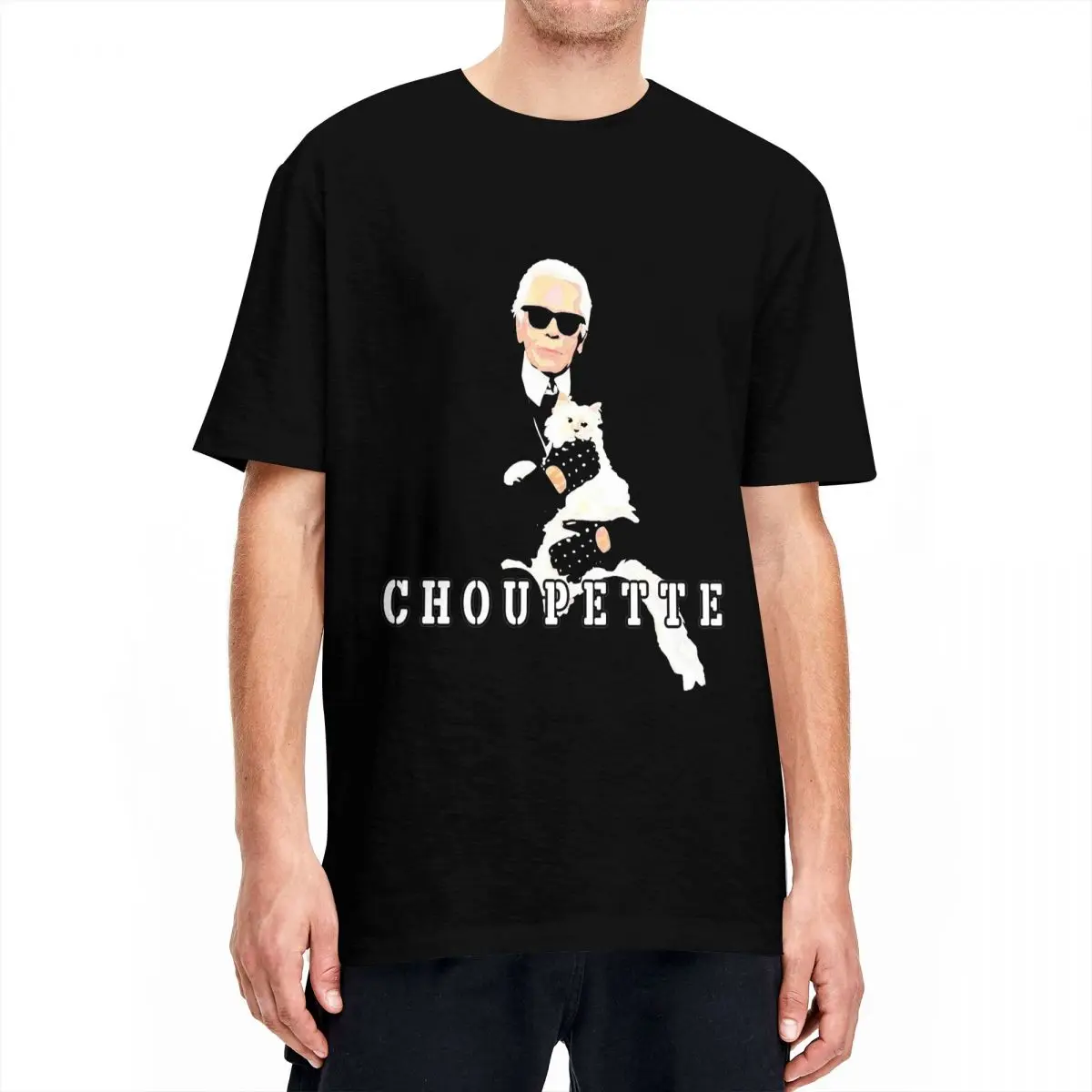 The Legend Of Fashion Karl T Shirt Men 100%Cotton Clothing Retro Round Neck Short Sleeve