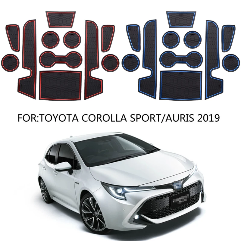 

Car Door Groove Mat For Toyota Corolla 2019 2020 2021 Door Slot Pads Modified Dust Pad Storage Pad Car Interior Accessorie