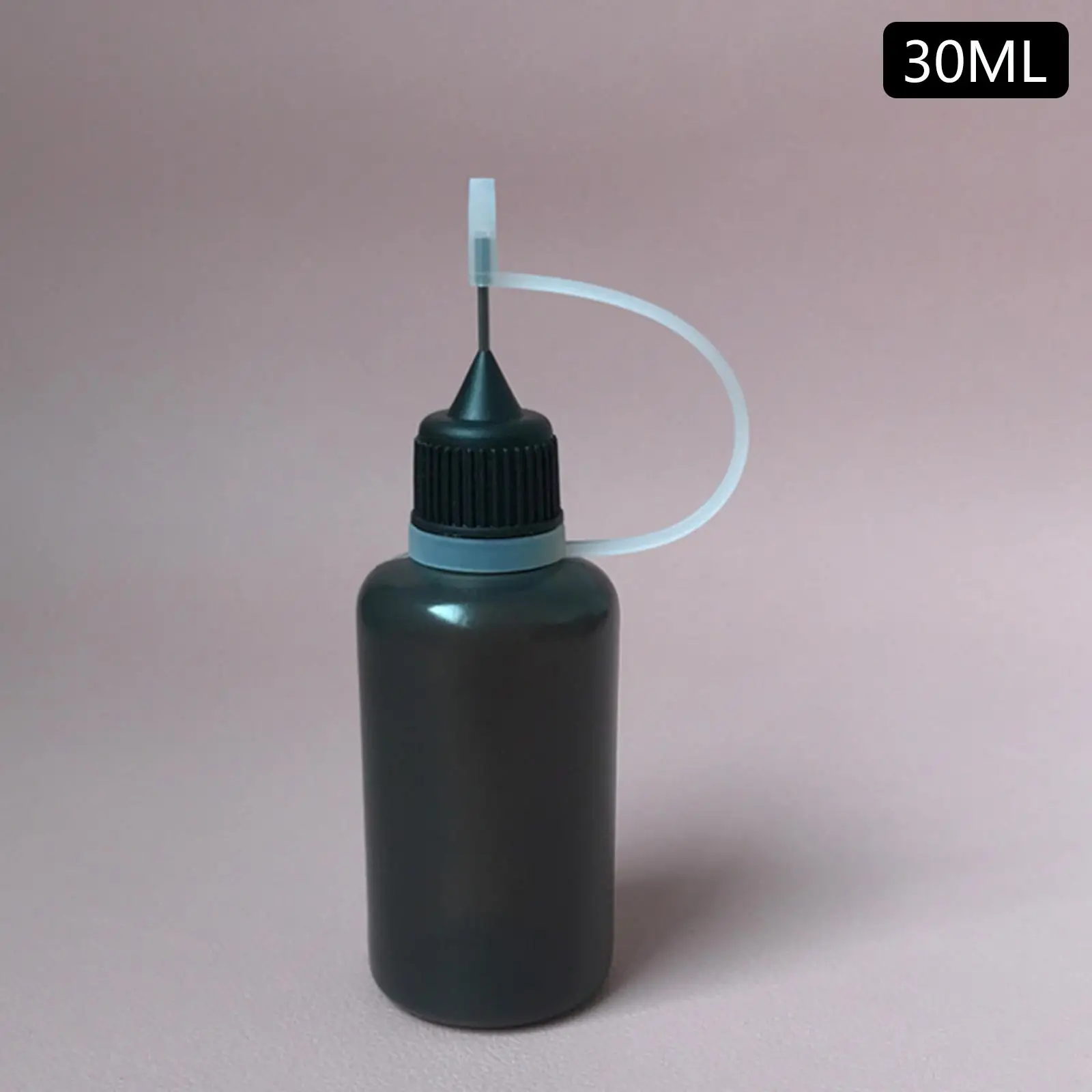 Precision Applicator Bottle with Steel Needle for Glue Gel Alcohol Ink Industrial Oil and Tattoo Supply 30ml
