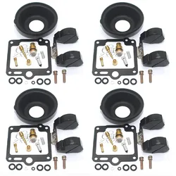 4 set for XJ900F 58L 1986-1990 XJ 900 XJ900 F 58 L Motorcycle Carburetor Repair Kit Plunger Diaphragm