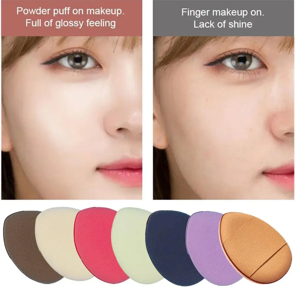 1pc Mini Finger Puff Foundation Powder Detail accessori per il trucco spugna strumenti per il viso crema per il trucco cosmetico Concealer Blend V0N1