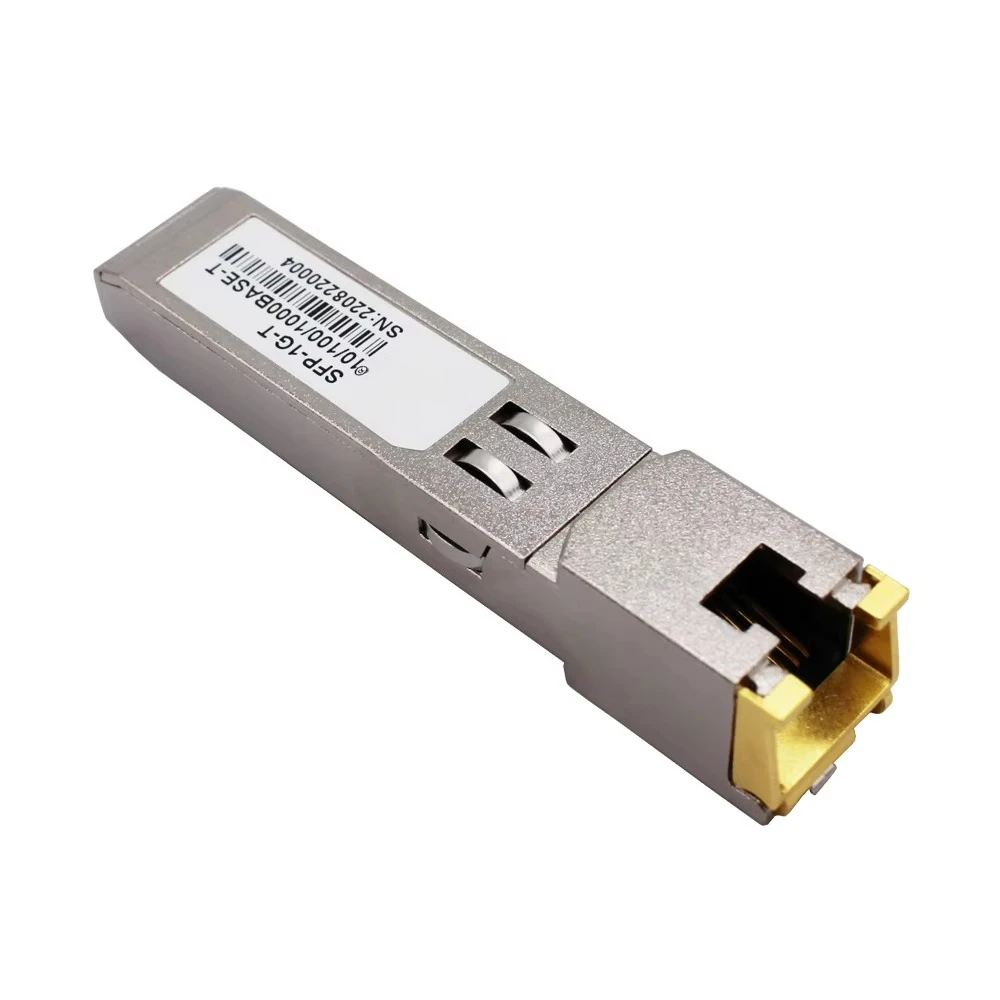 10G SFP+ to RJ45 Copper Transceiver Module 10GBASE-T 30m Cat6a Cat7 RJ45 for Enterprise Network Switch Server Connectivity OEM
