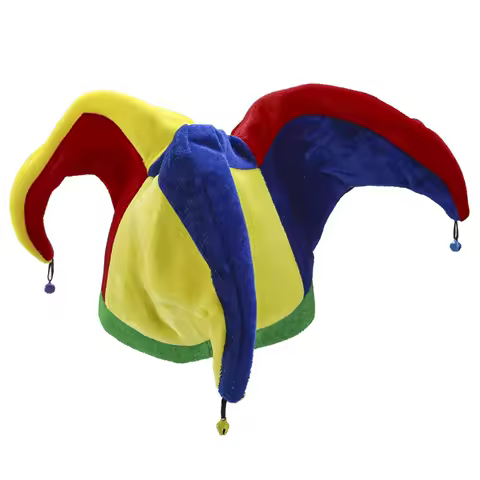 Canival Party Funny Clown Magician Hat Cap Costume Funny Performance Hat Accessories Masquerade Dress Up