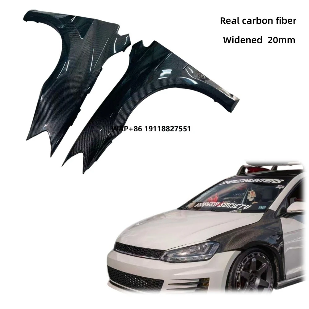 

High Quality Carbon Fiber Wide Fenders for VW Golf 6 Golf7 MK6 MK7 GTI6 GTI7 GOLF R