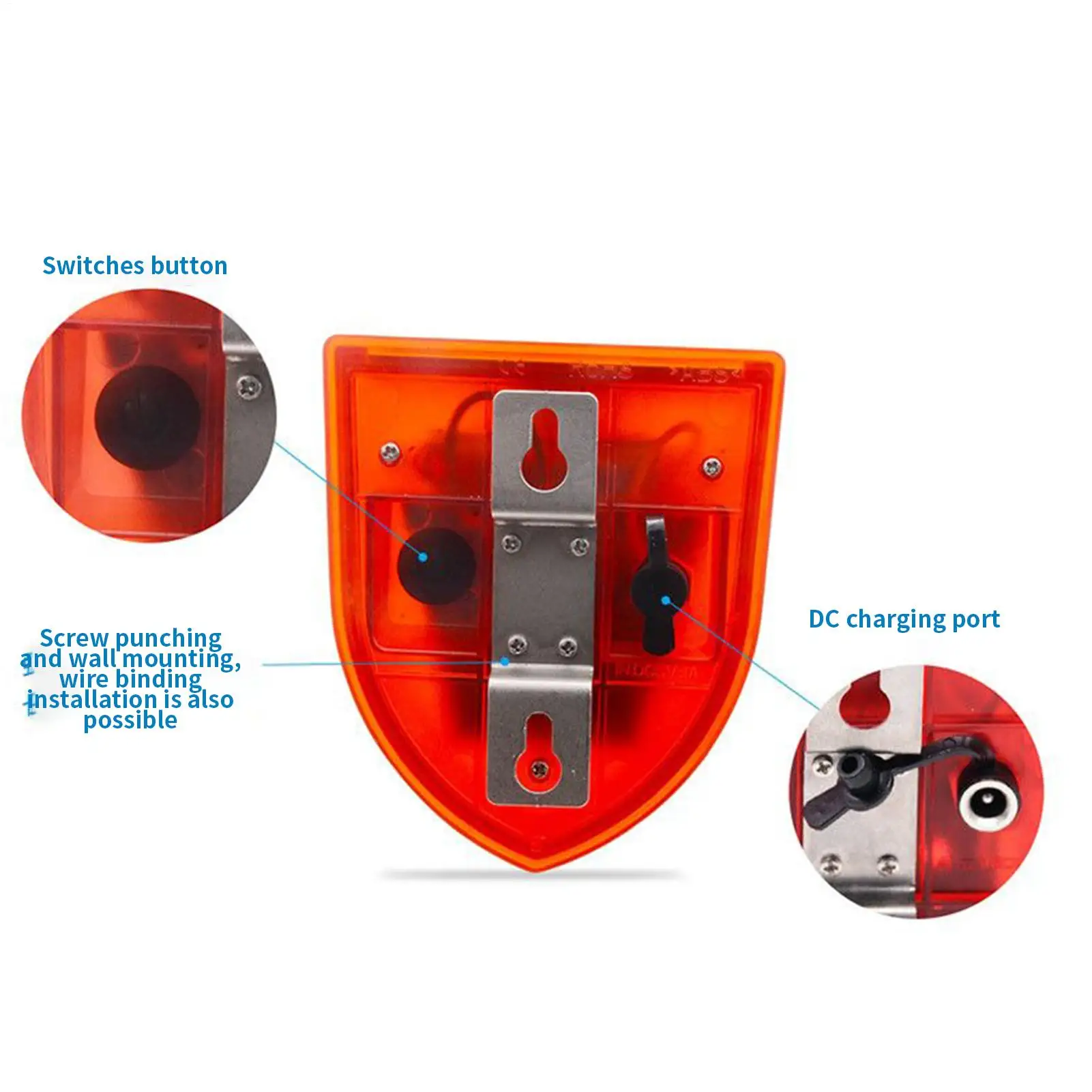 Alarma Solar con Sensor de movimiento para exteriores, dispositivo inteligente para despierto de ciervos, resistente a la intemperie, dispositivo de accionamiento con Sensor de movimiento Solar para patar de entrada