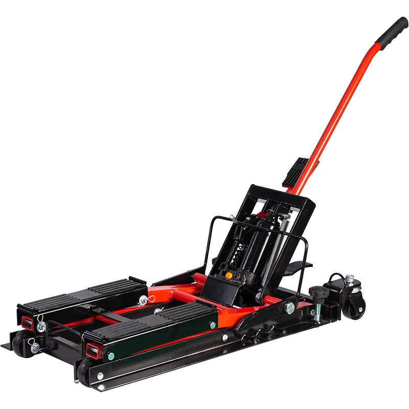 1500 Lbs Motorcycle Lift Jack, ATV Scissor Lift Table, Portable Hydraulic Jack with 4 Wheels, Suitable for Motorcycles and ATVs.