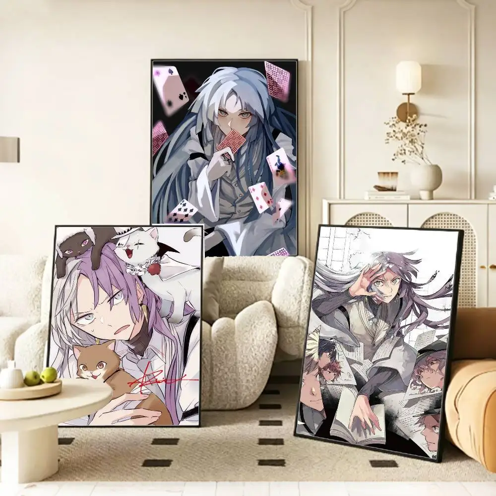 Manga S-Sigma B-Bungo Stray Dogs  Poster HD Self Adhesive Waterproof Wall Art Ideal for Home Office Dorm Gift