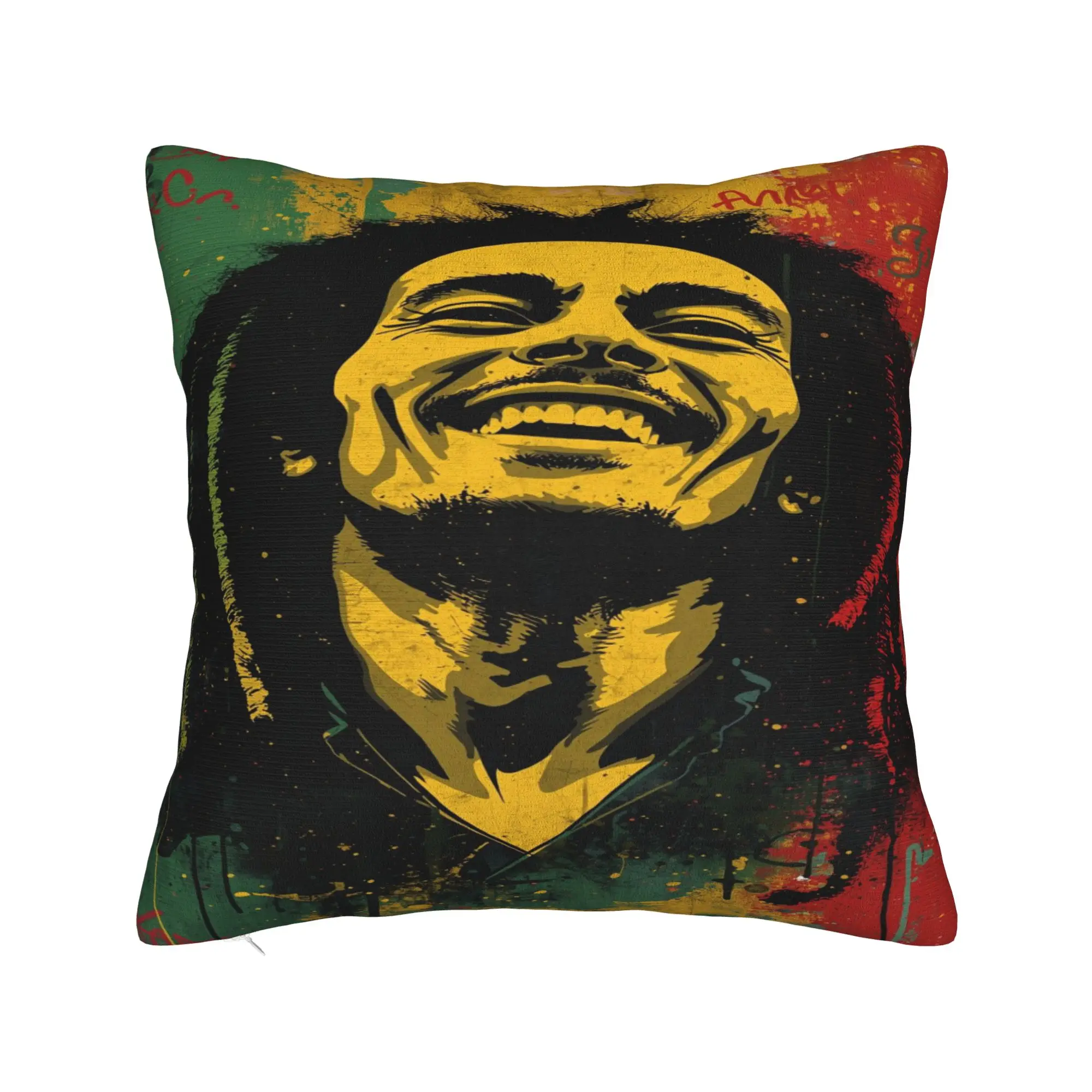 B-Bob M-Marley Singer Pillowcases  Vintage Pillow Case For Living Room Chair Comfy Pillow Cover