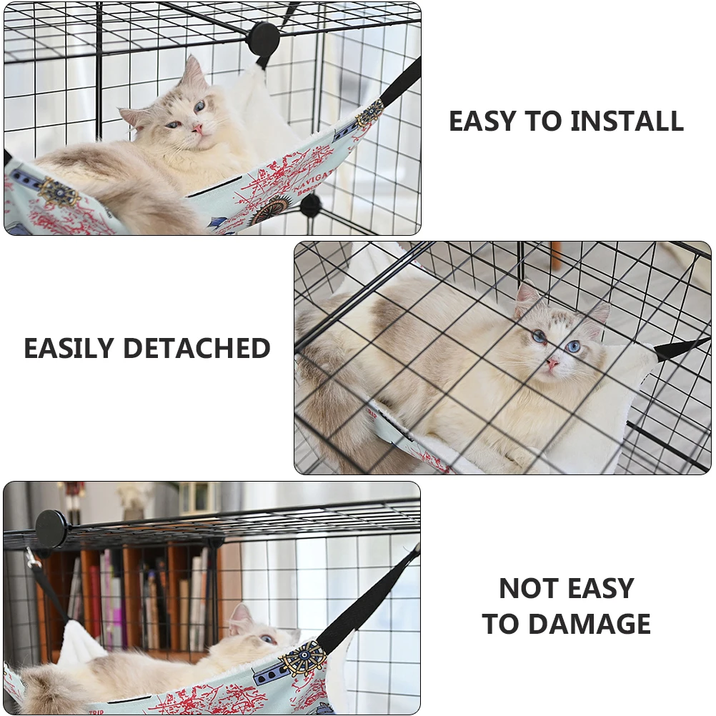 1 Set Recinzione per animali staccabile Cancello di sicurezza per animali domestici per interni ed esterni resistente per cani Recinzione in rete durevole Porte per scale Nero Facile