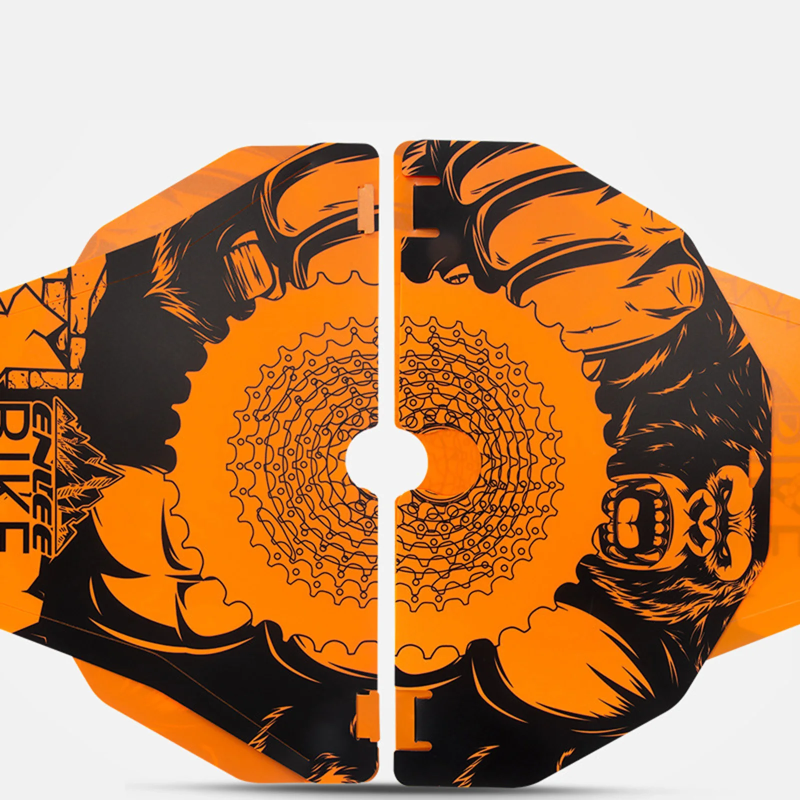 

Пластиковый материал, чехол для мытья велосипеда, оранжевый полипропиленовый чехол для дискового тормоза, чехол для велосипедного горного дискового тормоза, очень подходит