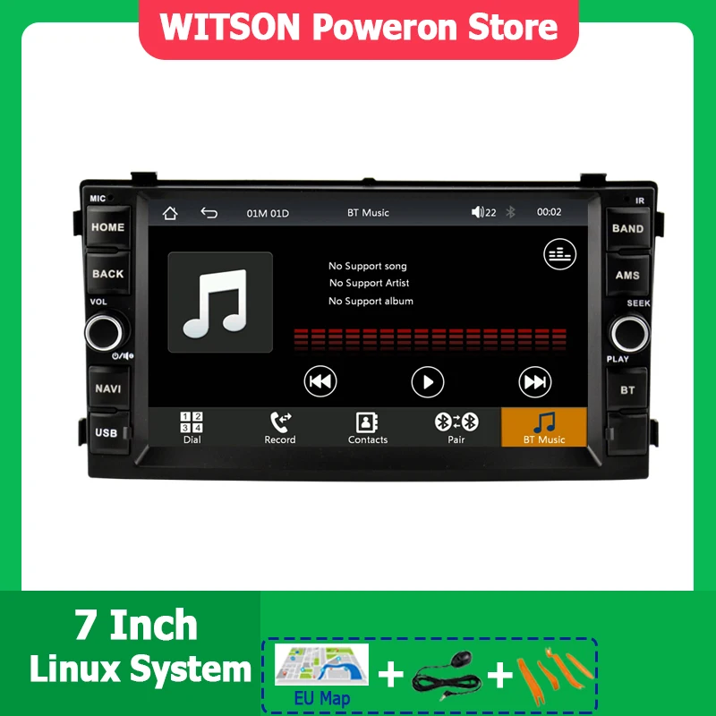 

OEM Car Radio Linux Carplay 7" Touch Screen For KIA CEED 2007-2009 Bluetooth Phone Call Android Auto FM MP3 Stereo