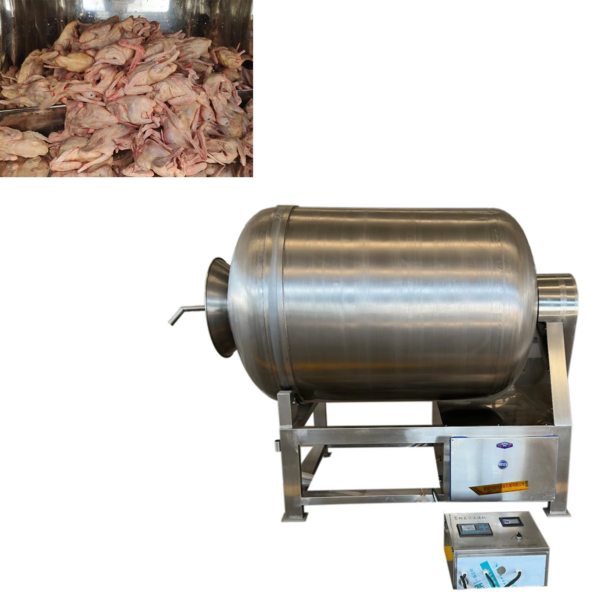 Large Commercial Vacuum Tumbler Machine  for Cured Meats for Sausages
