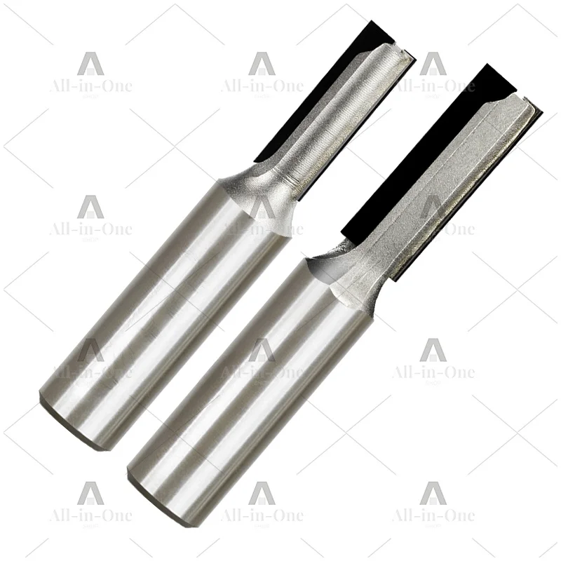 Straight Diamond End Mill 2 Flutes Milling Cutter for CNC Router Machine Furniture Woodworking Tool PCD Router Bit