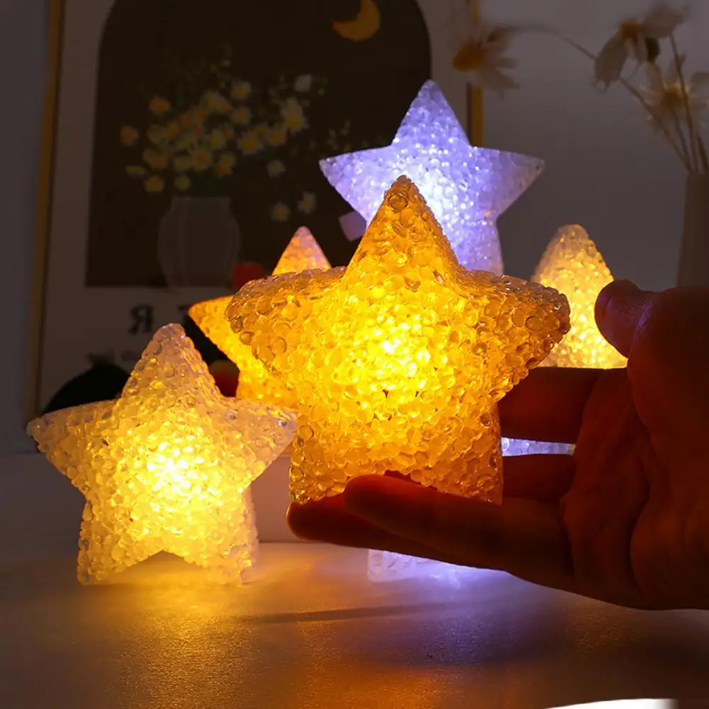 

Star Light Sparkling Gem-like Fairy Christmas Lights For A Charming And Romantic Atmosphere Hand Held Star Lamp