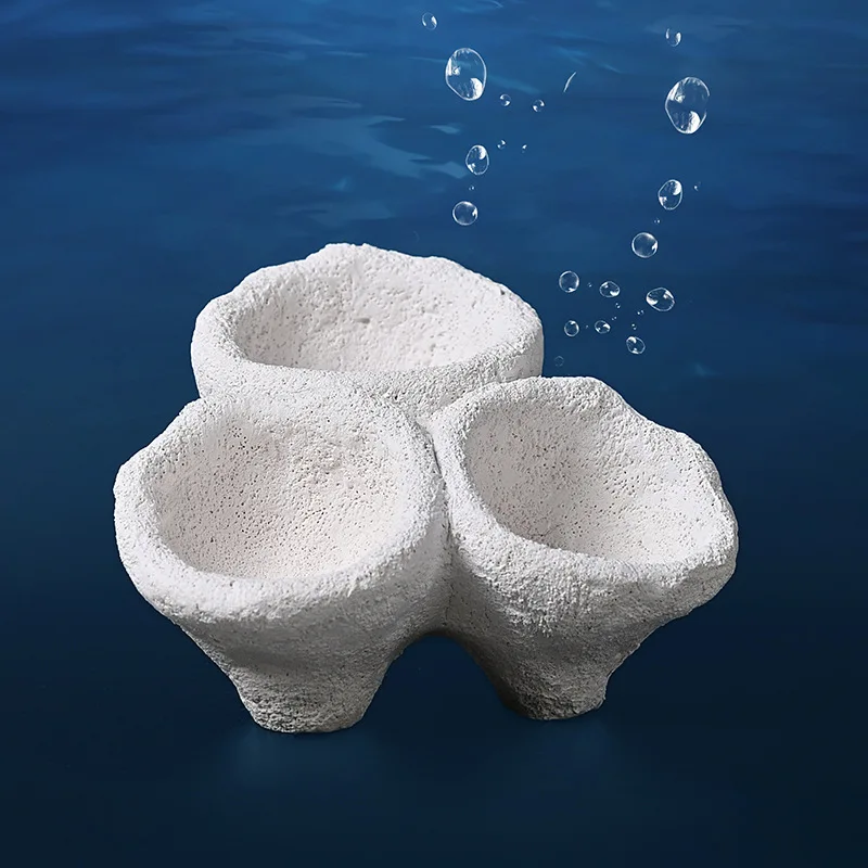 Pacifier Sea Anemone Nest with High Permeability Base Artificial Fixed Anti Running and Breeding Avoidance Tank Landscape Stone