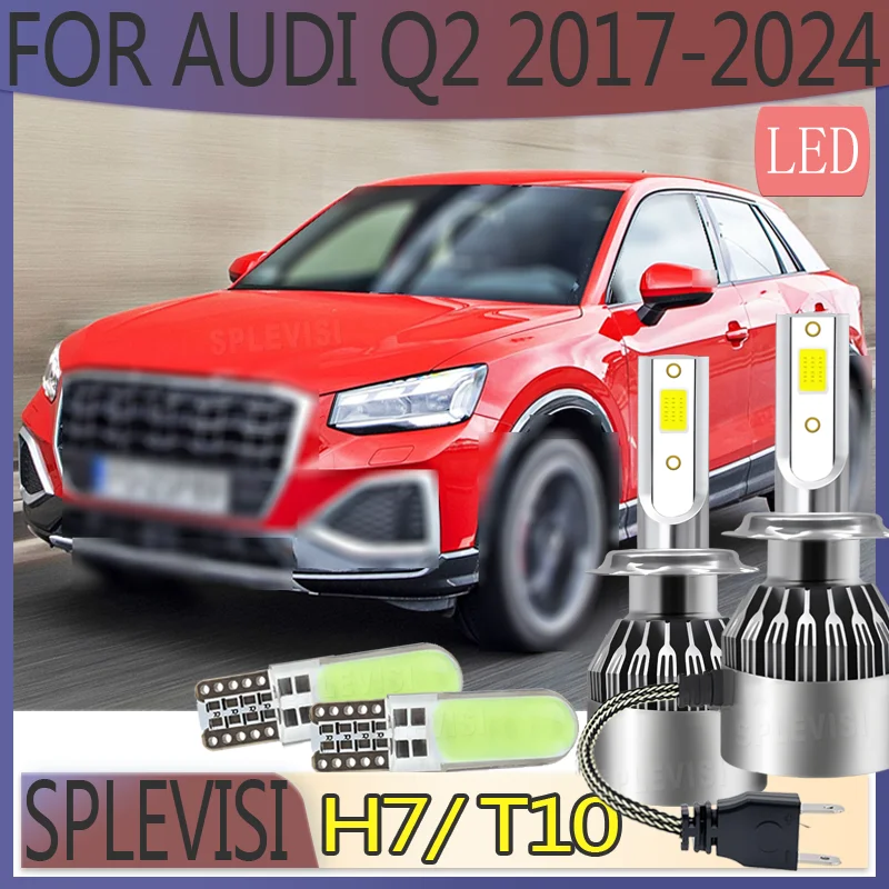 High Lumen Quick Start Energy Saving Plug N Play Easy Install LED Headlight For Audi Q2 2017 2018 2019 2020 2021 2022 2023 2024