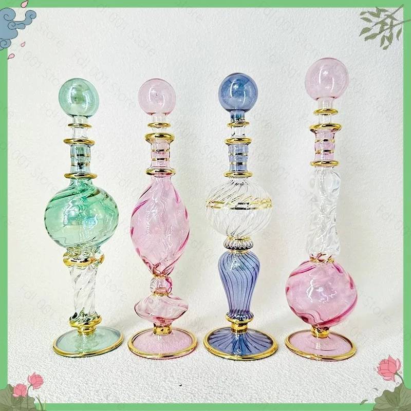 Specialty Perfume Bottle 15cm Essential Oil Bottle Travel Souvenirs Glass Ornaments Home Decoration