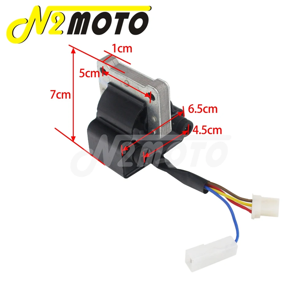 Moped Motorcycle Accessories Electric Ignition Coil Black For BMW EMW Simson AWO AVO JAWA 350 175 250 CZ IFA BK350 MZ RT 125