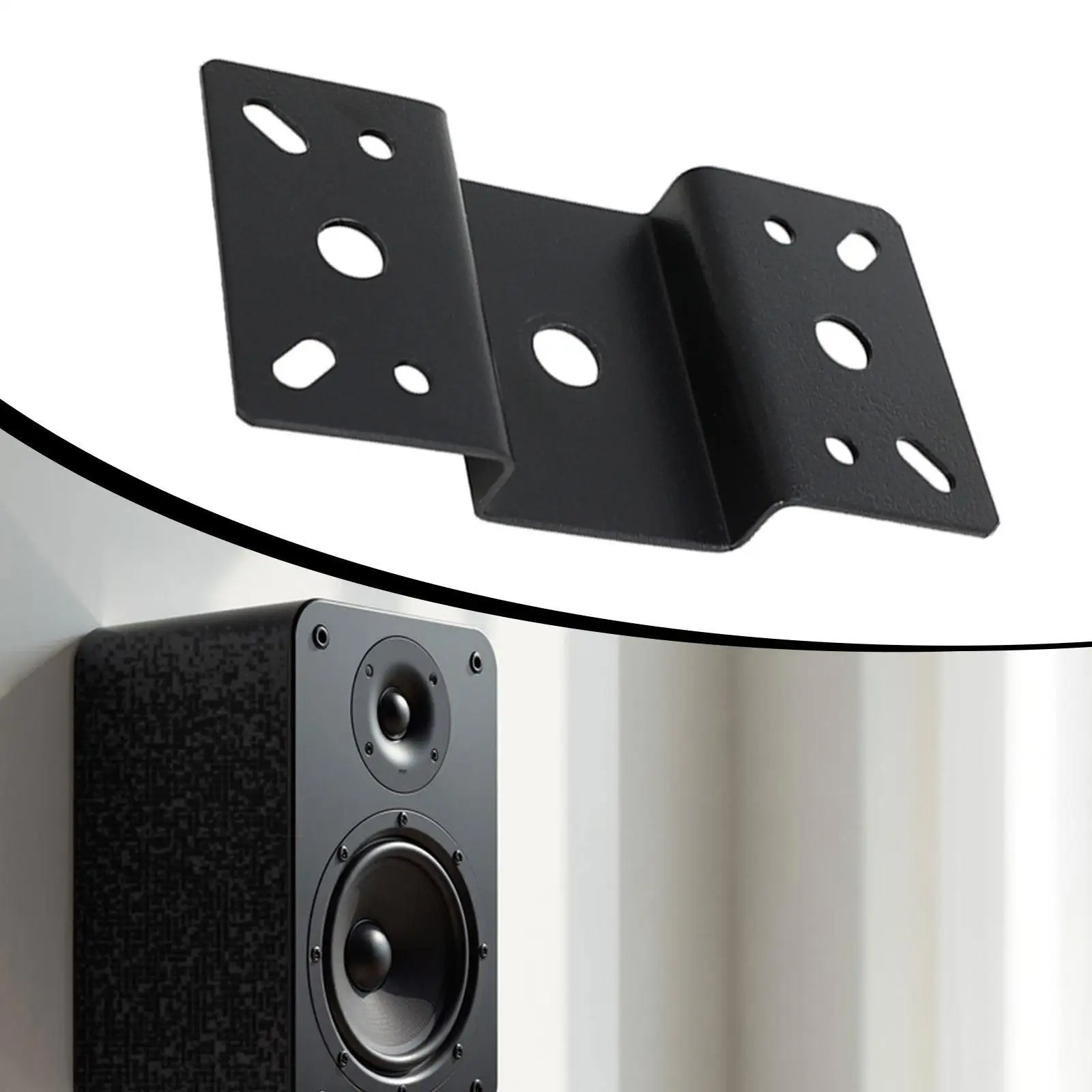 Ceiling Speaker Mounts Ceiling Mounting Bracket Portable Horizontal Iron Hook Hanger Plate Wall Mount for Sound Speakers Home